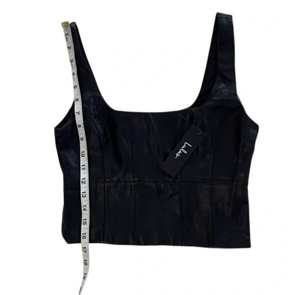 NWT  Lulus black crop top, size small. - Picture 4 of 8